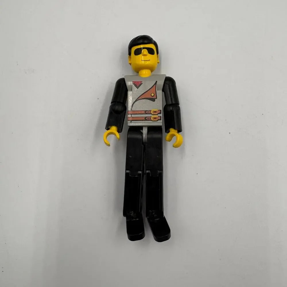 Vintage Lego Technic Figure 1993 Action Racing Figure No Helmet